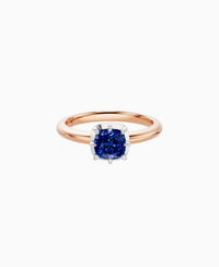 Royal Blue Lab Sapphire / Cushion / 1ct