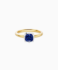 Royal Blue Lab Sapphire / Cushion / 1ct