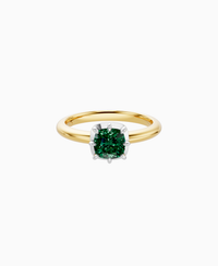 Zambian Lab Emerald / Cushion / 1ct