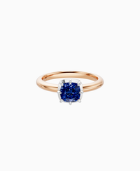 Royal Blue Lab Sapphire / Cushion / 1ct