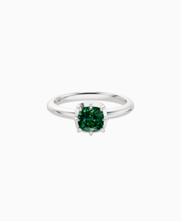 Zambian Lab Emerald / Cushion / 1ct