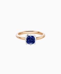Royal Blue Lab Sapphire / Cushion / 1ct