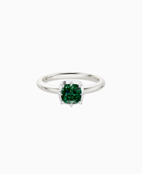 Zambian Lab Emerald / Cushion / 1ct
