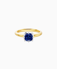 Royal Blue Lab Sapphire / Cushion / 1ct
