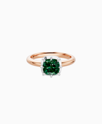 Zambian Lab Emerald / Cushion / 1.5ct