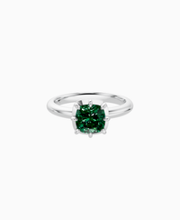 Zambian Lab Emerald / Cushion / 1.5ct