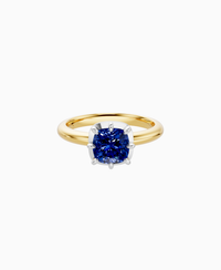 Royal Blue Lab Sapphire / Cushion / 1.5ct