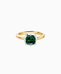 Zambian Lab Emerald / Cushion / 1.5ct