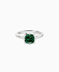 Zambian Lab Emerald / Cushion / 1.5ct