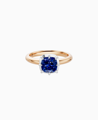 Royal Blue Lab Sapphire / Cushion / 1.5ct