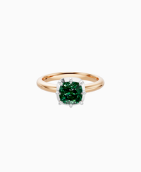 Zambian Lab Emerald / Cushion / 1.5ct
