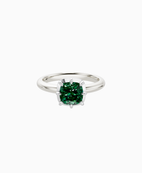 Zambian Lab Emerald / Cushion / 1.5ct