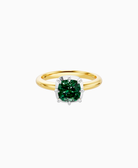 Zambian Lab Emerald / Cushion / 1.5ct