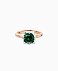 Zambian Lab Emerald / Cushion / 2ct