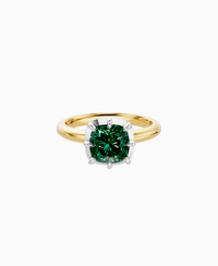 Zambian Lab Emerald / Cushion / 2ct