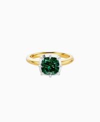 Zambian Lab Emerald / Cushion / 2ct