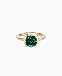 Zambian Lab Emerald / Cushion / 2ct