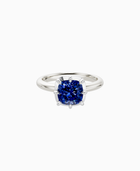 Royal Blue Lab Sapphire / Cushion / 2ct