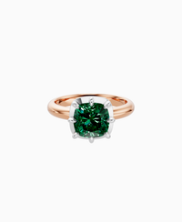 Zambian Lab Emerald / Cushion / 2.5ct