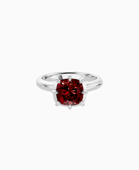 Pigeon Blood Lab Ruby / Cushion / 2.5ct
