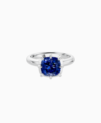 Royal Blue Lab Sapphire / Cushion / 2.5ct