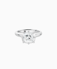 White Lab Diamond / Cushion / 2.5ct