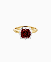 Pigeon Blood Lab Ruby / Cushion / 2.5ct