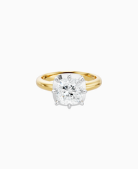 White Lab Diamond / Cushion / 2.5ct