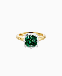 Zambian Lab Emerald / Cushion / 2.5ct