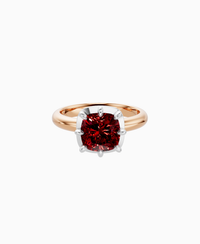 Pigeon Blood Lab Ruby / Cushion / 2.5ct