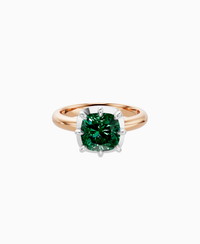 Zambian Lab Emerald / Cushion / 2.5ct