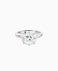 White Lab Diamond / Cushion / 2.5ct