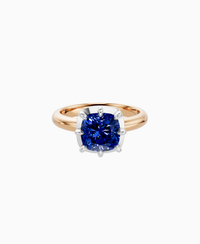 Royal Blue Lab Sapphire / Cushion / 2.5ct