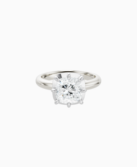 White Lab Diamond / Cushion / 2.5ct