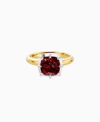 Pigeon Blood Lab Ruby / Cushion / 2.5ct