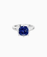 Royal Blue Lab Sapphire / Cushion / 3ct