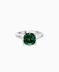 Zambian Lab Emerald / Cushion / 3ct