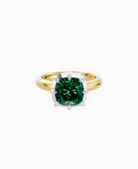 Zambian Lab Emerald / Cushion / 3ct