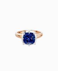 Royal Blue Lab Sapphire / Cushion / 3ct