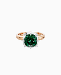 Zambian Lab Emerald / Cushion / 3ct