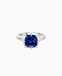 Royal Blue Lab Sapphire / Cushion / 3ct
