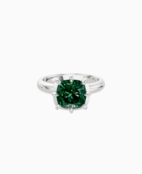 Zambian Lab Emerald / Cushion / 3ct