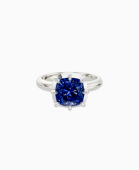 Royal Blue Lab Sapphire / Cushion / 3ct