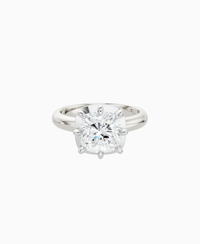 White Lab Diamond / Cushion / 3ct