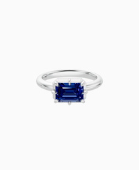 Royal Blue Lab Sapphire / Emerald (EW) / 1.5ct