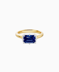 Royal Blue Lab Sapphire / Emerald (EW) / 1.5ct