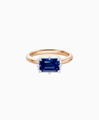 Royal Blue Lab Sapphire / Emerald (EW) / 1.5ct