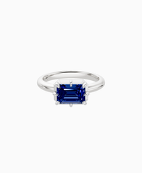 Royal Blue Lab Sapphire / Emerald (EW) / 1.5ct