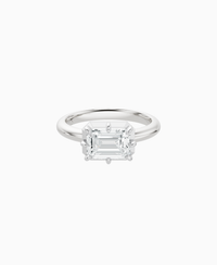 White Lab Diamond / Emerald (EW) / 1.5ct