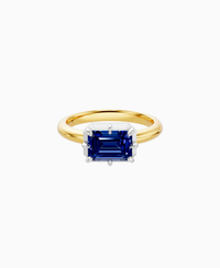 Royal Blue Lab Sapphire / Emerald (EW) / 1.5ct